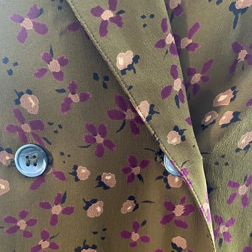 Dior Floral Double-Breasted Blazer